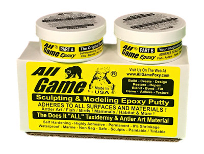 ALL GAME Wonder Epoxy Putty - CREATE RESTORE POINTS TINES DEER FISH  8oz Unit