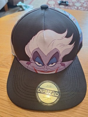 Disney Die kleine Meerjungfrau Ursula Difuzed Snapback Cap Mütze neu mit Etikett