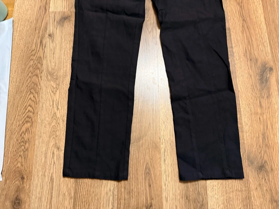 Simply Vera Vera Wang Pants, Women's Medium, Black, Leggings Crop Mid Rise Foto 4 de 4