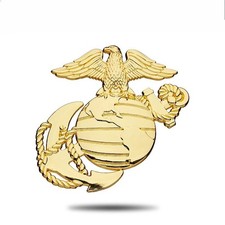 3D Metal US Marine Corps USMC Eagle Globe Anchor Logo Car Emblem Badge Sticker