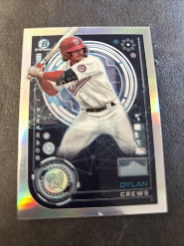 2024 Bowman Chrome Dylan Crews AI insert rookie card #BAI-13 Wash Nationals - Picture 1 of 2