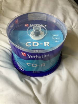Verbatim CD-R Discs 700MB/80min 52x Spindle Silver 50/Pack 94691