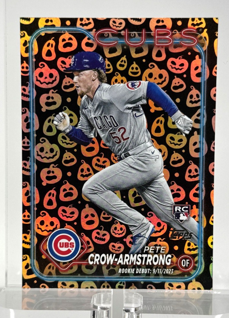 2024 Topps Update - Rookie Debut Pete Crow-Armstrong #US91 Jack-O'-Lantern Foil