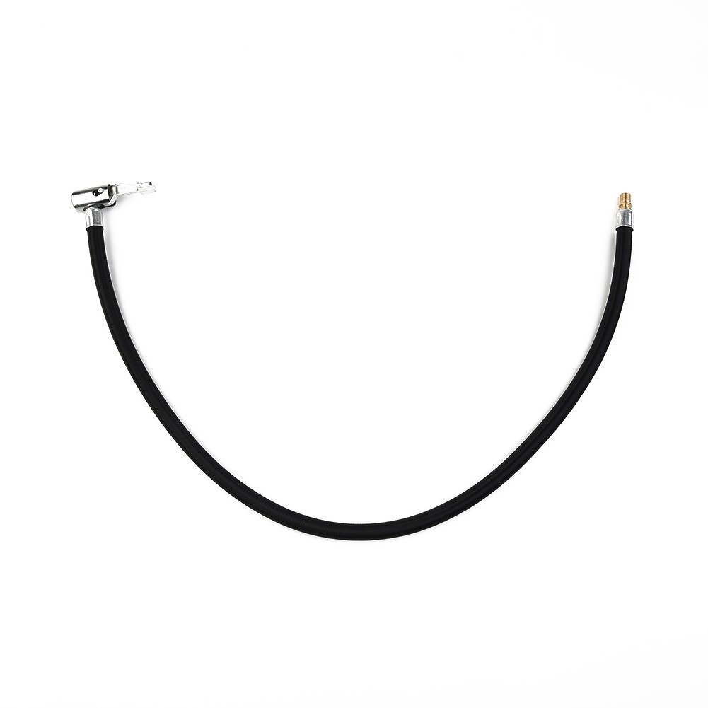 Air Inflator Hose Adapter Pump Replacement Rubber+Metal+Cloth 60cm Valve