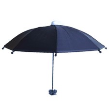 Black DSLR Camera Mini Umbrella Parts Hot Shoe Cover Mount Sunshade Rain f