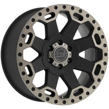 Black Rhino Warlord 17x8 5x112/5x114.3 35 Black Tint Wheels(4) 76.1 17