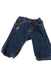 Vintage3 Y2k Oshkosh Bgosh Girls Infant Baby Size 3 months Jeans Blue Denim Butt