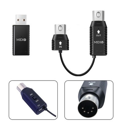 Wireless 5 Pin USB Interface Adapter für Midi Controller und Schnittstellen