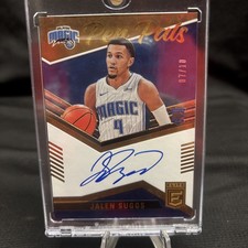 2021-22 Panini Elite Pen Pals Jalen Suggs RC On Card Auto #07/10