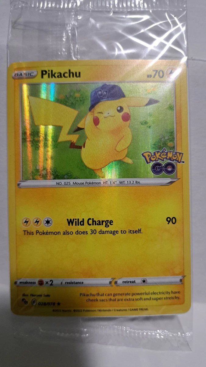 Pikachu 028/078 Pokémon GO Just Listed 2026