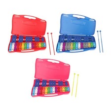 25 Note Xylophone and Two Mallets Perfectly Tuned Glockenspiel with Case for