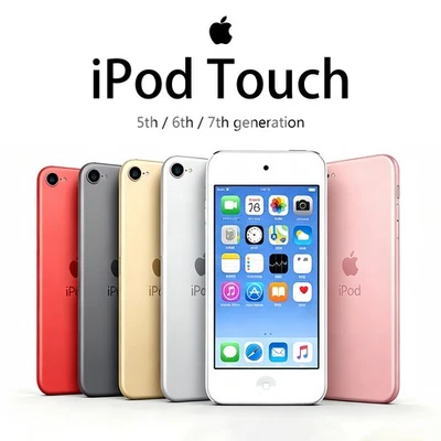Apple iPod Touch 5th 6th 7th Generation (16/32/64/128/256GB) All Colors 99% New - Image 1 of 4