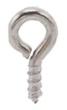 1Pcs Silver Eye Hook Screw Small Eye Pin 3mm, USED