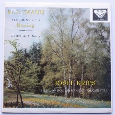 Josef Krips Schumann Symphony No 1 WBG LP Decca SXL2223 EX/VG 1960 WBG - made...