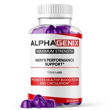 (1 Pack) AlphaGenix Male Gums Advanced Support Supplement Alpha Genix 60 Gummies