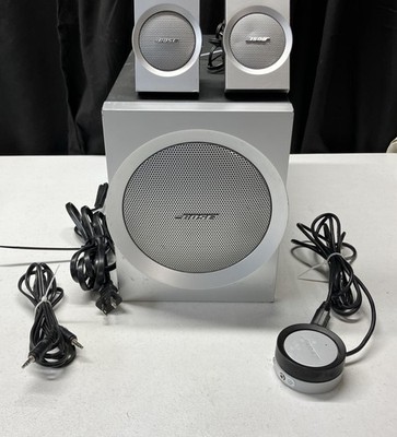 Bose Companion 3 Multimedia  Speaker System Tested And Working!