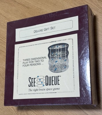 SEE QUEUE THE RIGHT BRAIN SPACE GAME DELUXE GIFT SET FACTORY SEALED NOS **RARE**