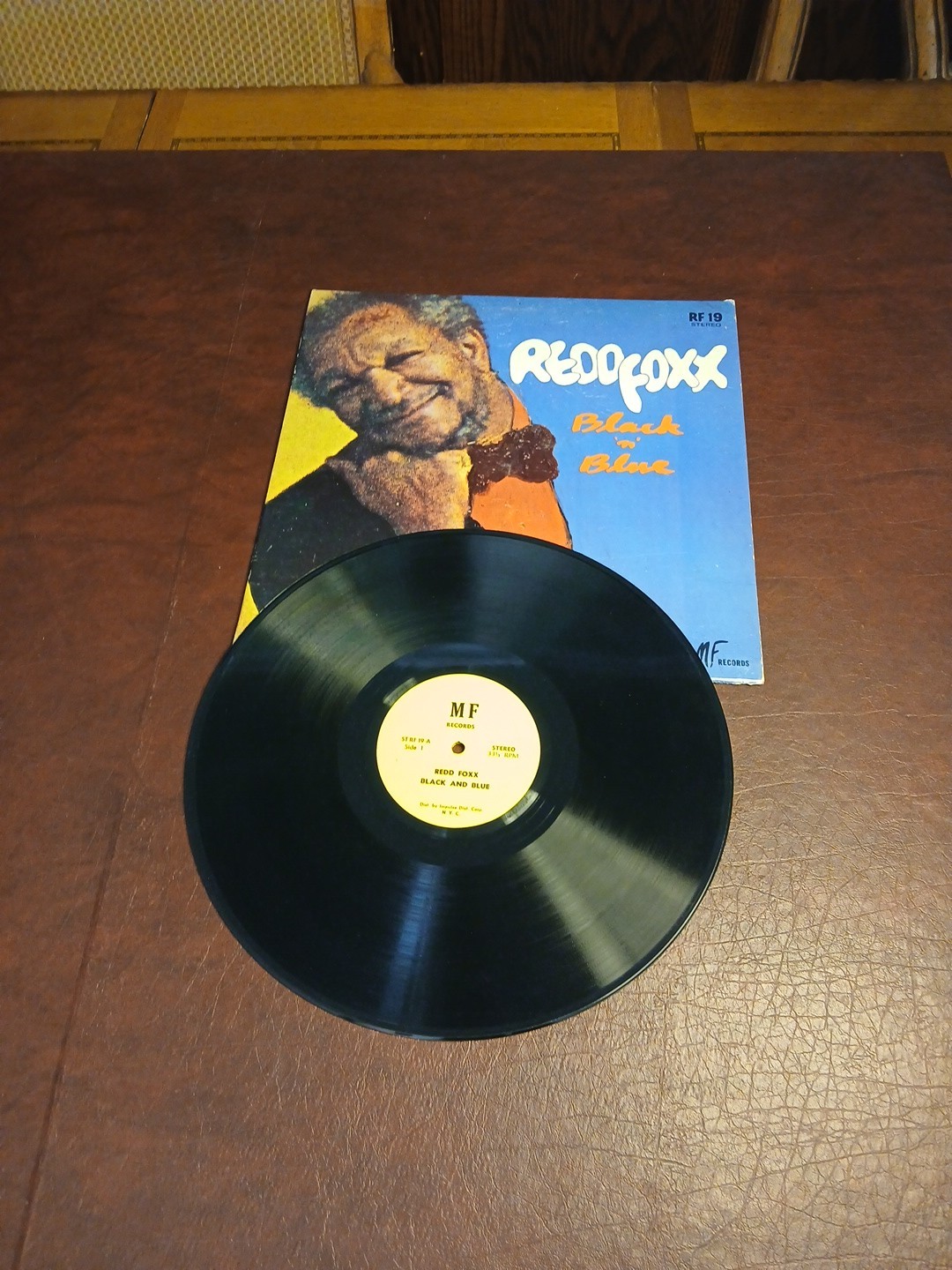 Redd Foxx Black And Blue  LP Vinyl Record MF Records Comedy