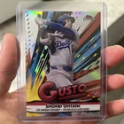 Shohei Ohtani 2025 Topps Finest Baseball #G-11 Dodgers Gusto Case Hit SP