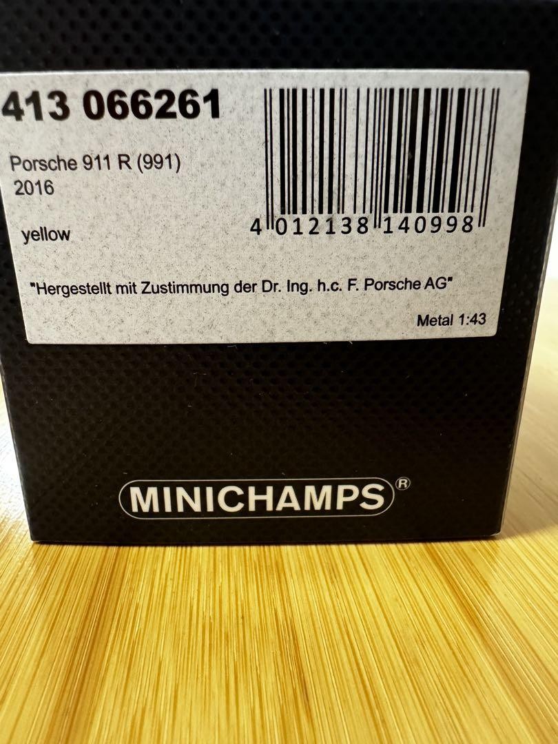 【MINICHAMPS】199台限定 Porsche 911R 2016 Minichamps 199 Limited Pornche 911R 2016 | eBay