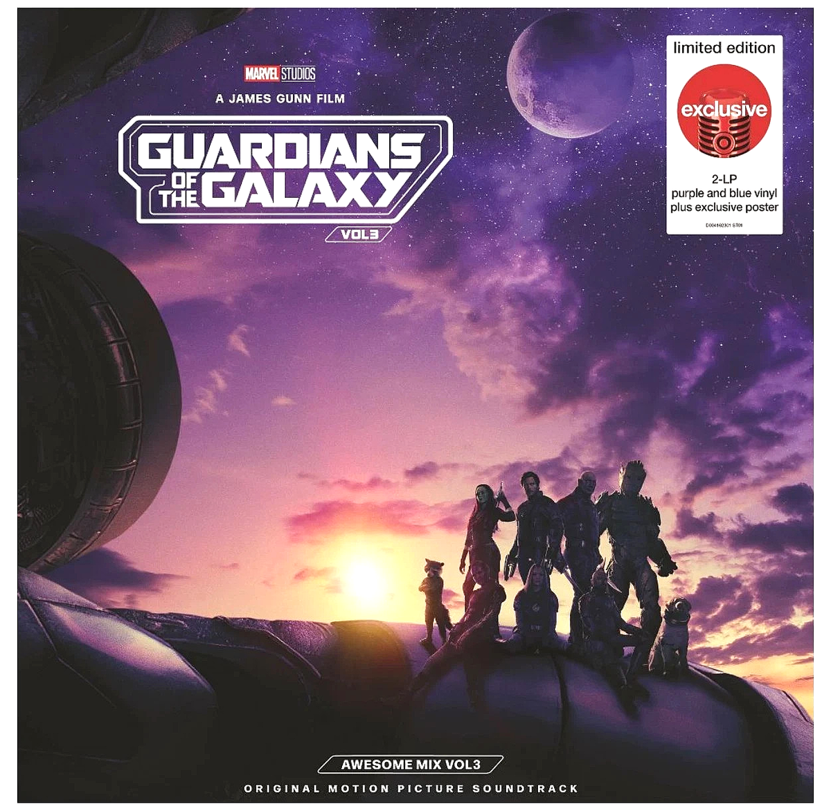 Galax3 Various Artists 新品・未開封 Guardians Of The Galaxy Vol 3 Awesome Mix-2 DISC PURPLE/BLUE VINYL