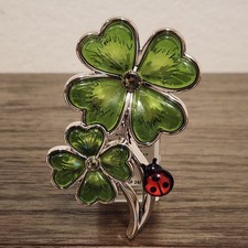 Bath & Body Works LUCKY CLOVER LADYBUG Wallflower Nightlight - Bling Version NEW