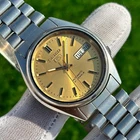 Vintage Seiko 5 Golden Sunburst Dial Automatic Japan Made Men’s Watch 7s26-6000