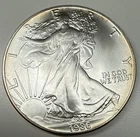 1986 American Eagle Silver Dollar 1 oz 999 Silver -ME47