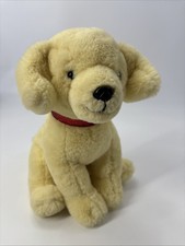 FAO SCHWARZ Plush Yellow Lab Puppy Dog Plush Stuffed Animal Dog Lovie Stuffie