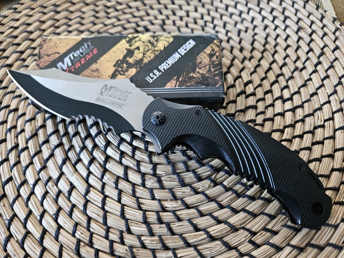 MTech USA Xtreme Ballistic MX-A801BK Folding Pocket Knife | eBay