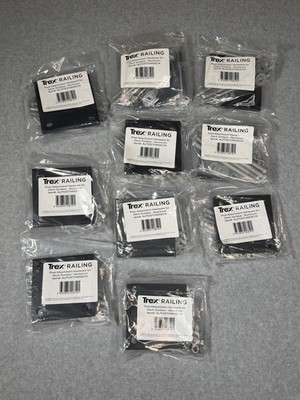 Lot Of 10 Trex Signature  2 1/2'' x 2 1/2''  Post Aluminum Mounting Plate Hardware