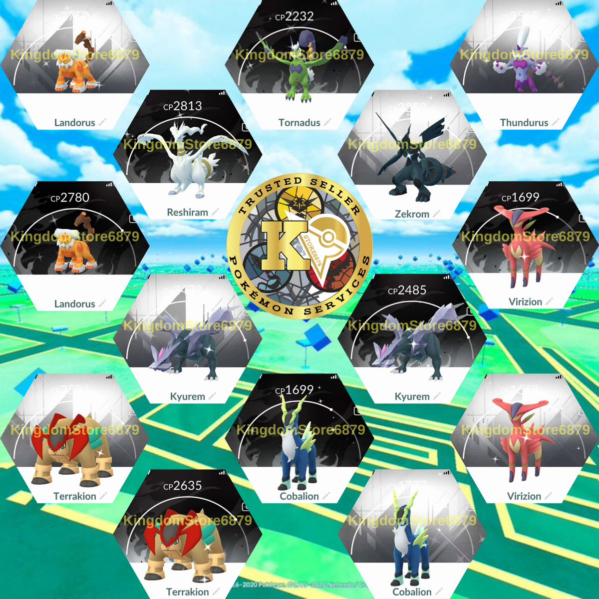 🌟Shiny All Pokémon Legendary—Background Go Tour Unova 2025