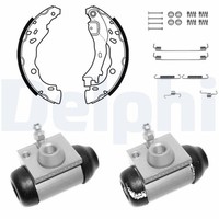 Bremsbackensatz Delphi KP1129 FüR Lancia Ypsilon 312 PXA1A YXA1A 843 AXA1A AXL1A