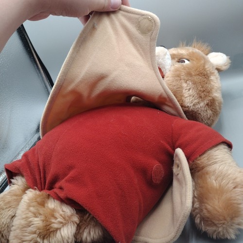 1985 Teddy Ruxpin Bear WOW Worlds Of Wonder Tested - Sound Works, No Movement - Picture 7 of 17