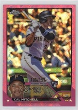 2023 Topps Chrome Logofractor Edition Pink Refractor /199 Cal Mitchell #108 11s9