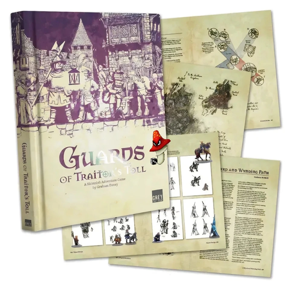 GREY FOR NOW GAMES gfn-tt-08 Guards of Traitor's Toll: Hardback Rulebook 28mm Scale Wargames