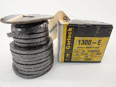 Garlock 41449-1220 Flexible Graphite Braid Compression Packing 2LBS 5/ ...