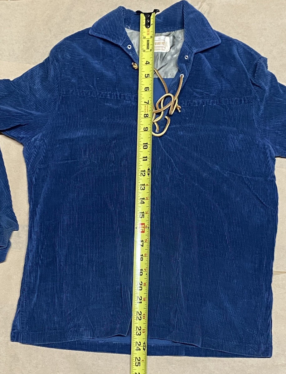 トップス 60's BRENT Corduroy Lace Up Shirt / M 60´s BRENT Corduroy Lace Up Shirt / M メンズ