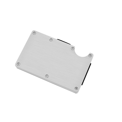 Slim Metal Credit Card Holder RFID Blocking Metal Money Clip Purse Wallet - Picture 21 of 31
