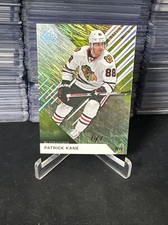 2016-17 UD SP Game Used Patrick Kane Green Storm 1/1