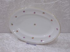 Royal Epiag Tchécoslovaquie Porcelaine Plat de Service Vintage Millefleurs