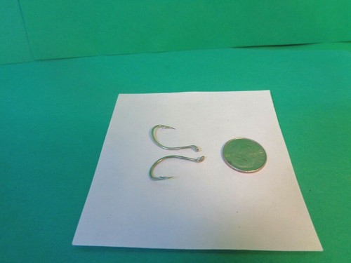 Ganchos de pico de níquel Mustad, talla 1, #92157, 100 unidades, 1 caja (Nuevos) - Imagen 5 de 7