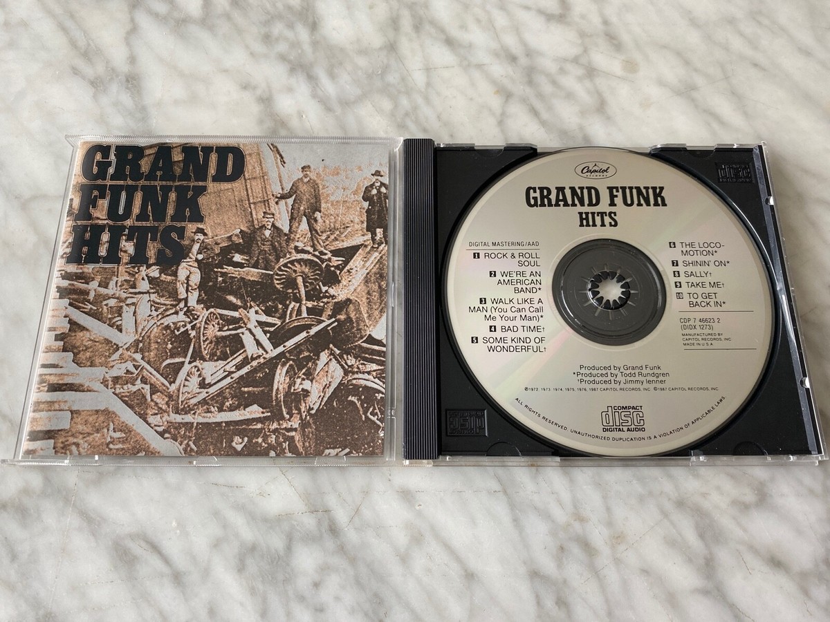 Grand Funk Railroad Grand Funk Hits CD ORIGINAL EARLY PRESS