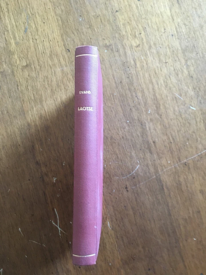 LIBRO FILOSOFIA CINESE LAOTSE LIBRO DELLA VIA E DELLA VIRTU' Evans Bocca 1924 - Immagine 4 di 4