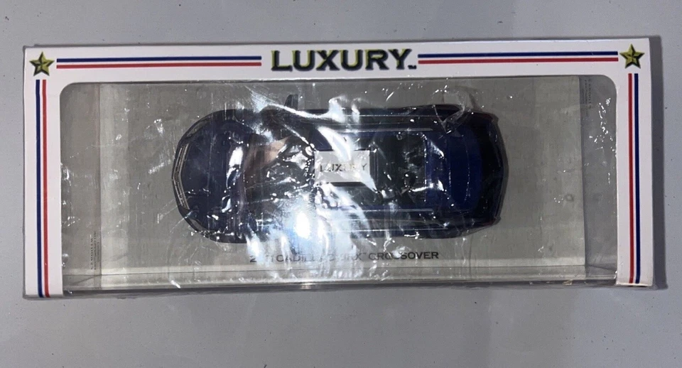 LUXURY COLLECTIBLES 1/43 CADILLAC 2011 SRX CROSSOVER Imperial Blue Car 100952 - Image 3 of 4