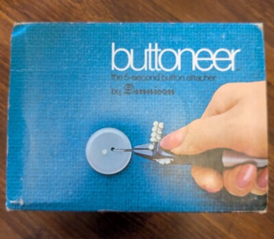 Vintage Buttoneer By Dennison The 5 Second Button Attacher With ...