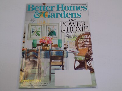 Better Homes Gardens Magazine Sep 2020 Power of Home Project Joy Domestic Bliss+