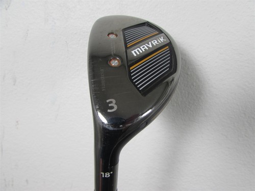 LH Callaway Golf MAVRIK 18* 3 Hybrid Regular Flex (R) Catalyst 65 Graphite Shaft - Picture 3 of 7