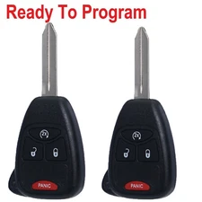 2 Replacement For 2007 2008 2009 Dodge Ram 1500 2500 3500 Car Key Fob Remote