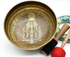 25 cm Chakra Yogi Singing Bowl - Tibetan Singing Bowls For Meditation - Mantra 